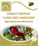 Sweet Pepper Long Red Marconi