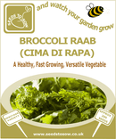 Broccoli Raab (Cima Di Rapa) - Seeds to Sow Limited