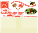 Chilli Cayenne Long Slim - Seeds to Sow Limited