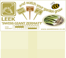 Leek Swiss Giant Zermatt - Seeds to Sow Limited