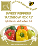 Sweet Peppers Rainbow Mix F1 - Seeds to Sow Limited