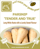 Parsnip Tender and true - Seeds to Sow Limited