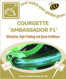 Courgette Ambassador F1 - Seeds to Sow Limited