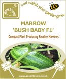Marrow Bush Baby F1 - Seeds to Sow Limited