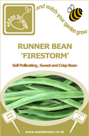 Runner Bean Firestorm - Seeds to Sow Limited