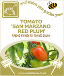 Tomato San Marzano Red Plum - Seeds to Sow Limited