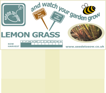 Lemongrass - Seeds to Sow Limited