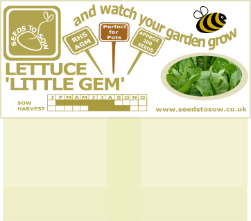 Lettuce Little Gem - Seeds to Sow Limited