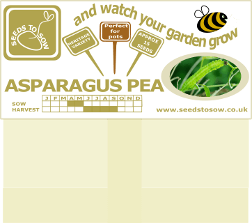 Asparagus Pea - Seeds to Sow Limited