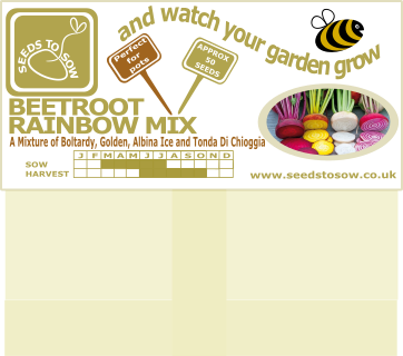 Rainbow Blend Beet Seeds Rainbow Blend Beets (3/4 Oz