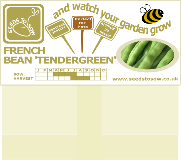 French Bean Dwarf Tendergreen - Seeds to Sow Limited