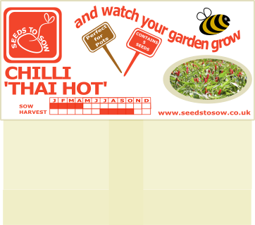 Chilli Thai Hot - Seeds to Sow Limited