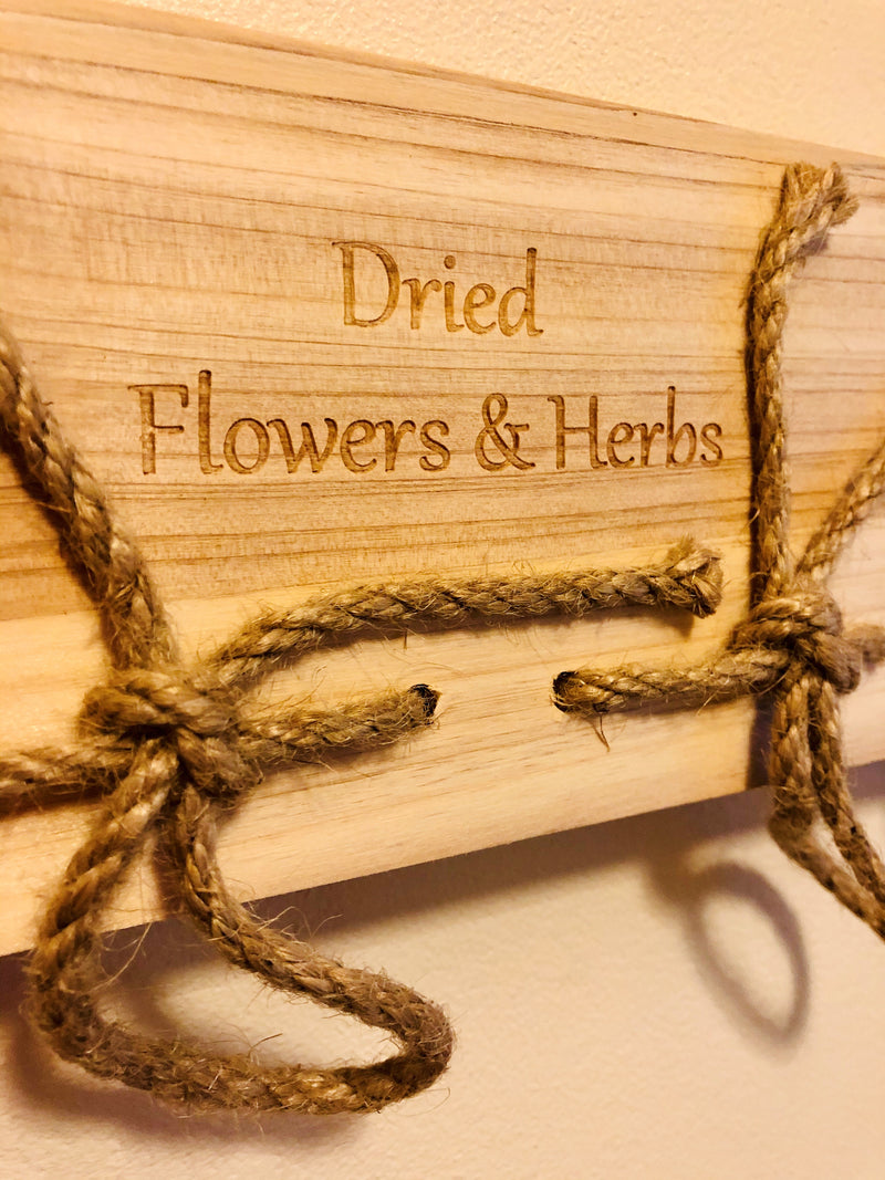 Flower and Herb Drying Rack