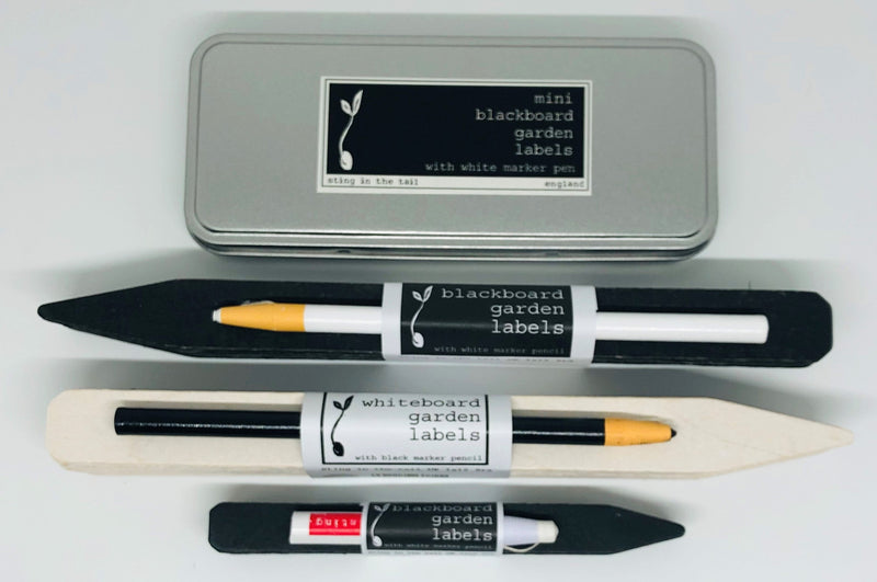 Gifts & Accessories - Mini Blackboard Garden Labels with White Marker Pencil