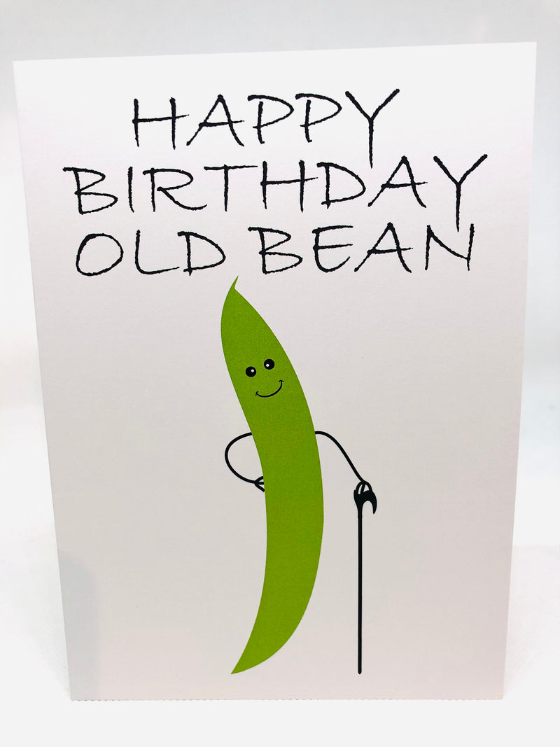 Birthday Card - Old Bean