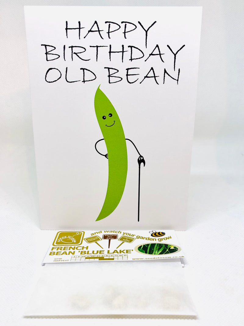 Birthday Card - Old Bean