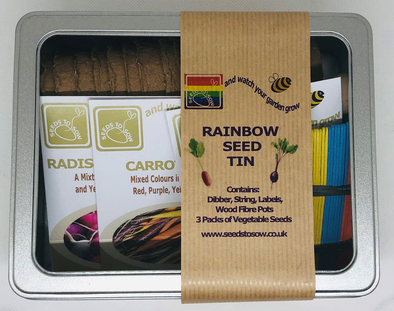 Gifts & Accessories - Rainbow Seed Tin Gift