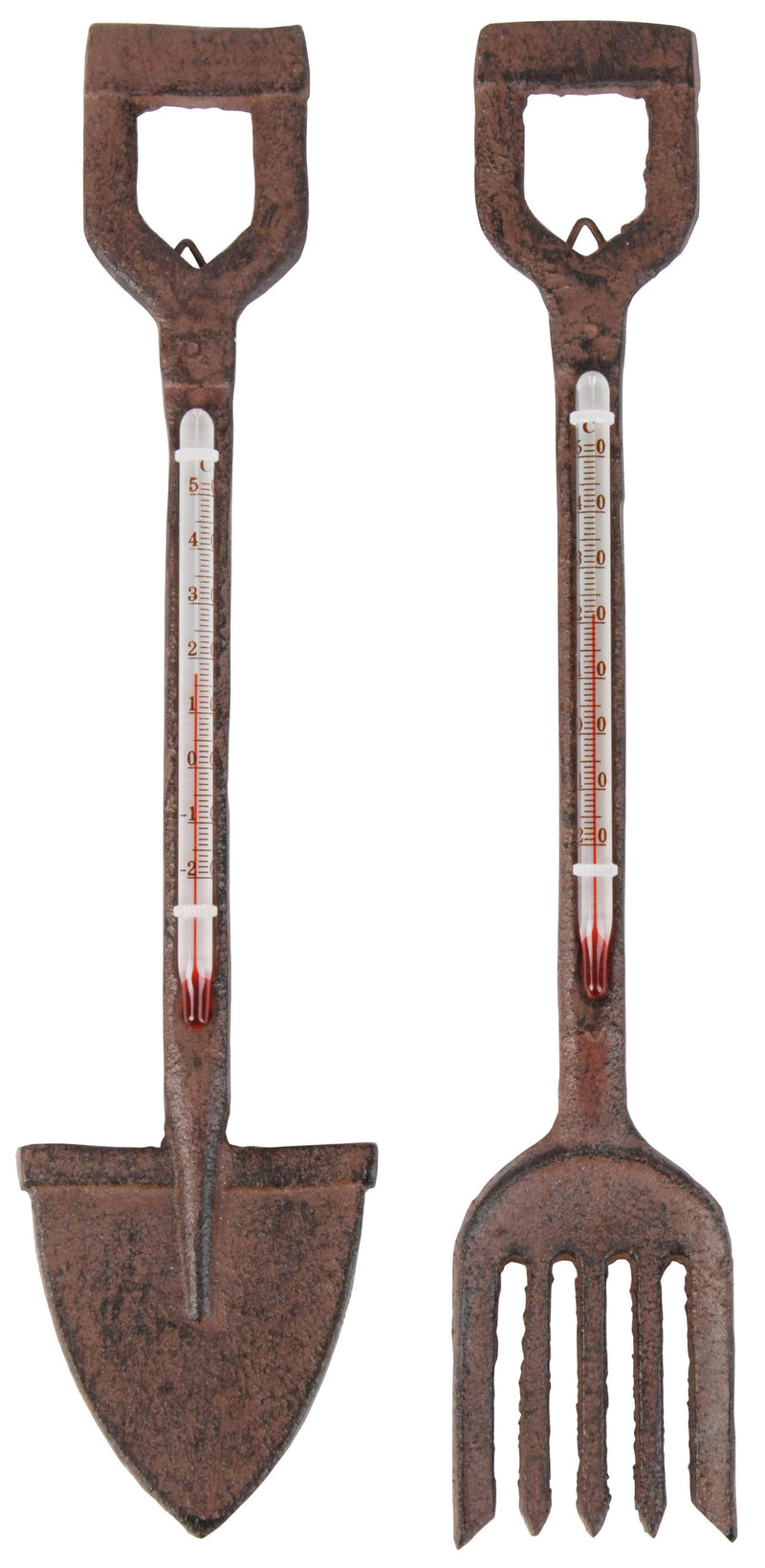 Gifts & Accessories - Cast Iron Thermometer - Spade - Seeds to Sow Limited