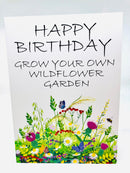 Seed Card - Birthday Card - Grow Your Own Wildflower Garden - Seeds to Sow Limited