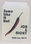 20 x Wedding and Civil Ceremony Favour - Some Like It Hot Chilli Seeds - Seeds to Sow Limited