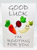 Seed Card - Good Luck Card - I'm rooting for you - Seeds to Sow Limited