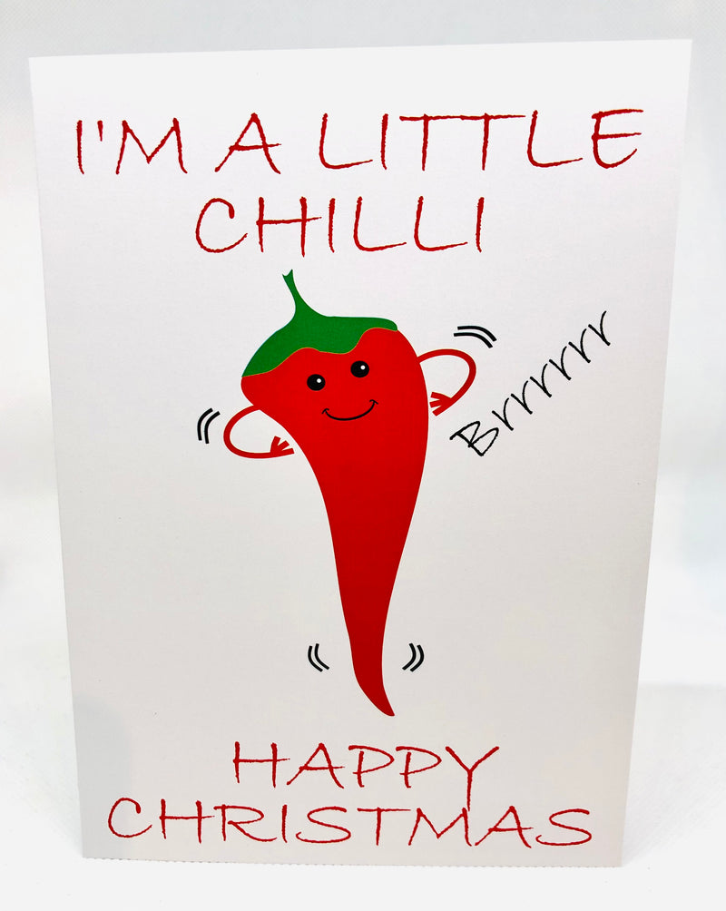 Seed Card - Christmas Card - I'm a Little Chilli - Seeds to Sow Limited